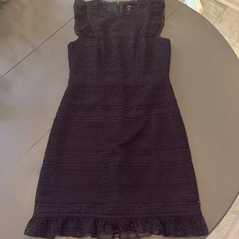 J. Crew black lace dress - Picture 4 of 12